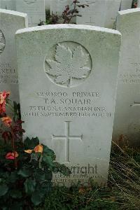 Canada Cemetery Tilloy Les Cambrai - Squair, T A